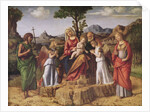 Holy Conversation, stopping before the flight to Egypt, c.1490 by Giovanni Battista Cima da Conegliano