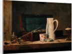Still Life of Pipes and a Drinking Glass by Jean-Baptiste Simeon Chardin