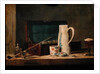 Still Life of Pipes and a Drinking Glass by Jean-Baptiste Simeon Chardin