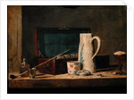 Still Life of Pipes and a Drinking Glass by Jean-Baptiste Simeon Chardin