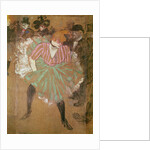 Panels for the Goulue house, at the Tréne fair in Paris. The Dance at the Moulin-Rouge: la Goulue, 1895 by Henri de Toulouse-Lautrec