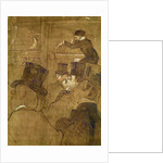 Signs for the Goulue house, at the Trone Fair in Paris. The Moorish Dance: La Gouloue at the Foire du Tréne, 1895 by Henri de Toulouse-Lautrec