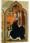 Triptych of Jean de Witte, right panel: Maria Hoose, wife of Jean de Witte, 1473 by Flemish School