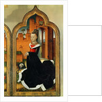 Triptych of Jean de Witte, right panel: Maria Hoose, wife of Jean de Witte, 1473 by Flemish School