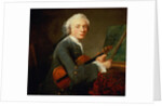 Young Man with a Violin, or Portrait of Charles Theodose Godefroy c.1738 by Jean-Baptiste Simeon Chardin