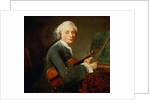 Young Man with a Violin, or Portrait of Charles Theodose Godefroy c.1738 by Jean-Baptiste Simeon Chardin