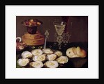 Still Life with Oysters and Glasses, 1606 by Osias the Elder Beert