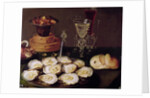 Still Life with Oysters and Glasses, 1606 by Osias the Elder Beert