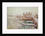The Moret Bridge during the winter of 1889, after 1889 by Alfred Sisley