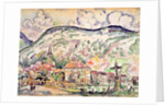 Saint-Julien-Beauchêne, 1914 by Paul Signac