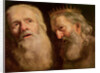 Study of the Heads of Two Old Men by Philippe de Champaigne