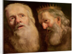 Study of the Heads of Two Old Men by Philippe de Champaigne