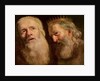 Study of the Heads of Two Old Men by Philippe de Champaigne