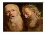 Study of the Heads of Two Old Men by Philippe de Champaigne