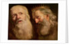 Study of the Heads of Two Old Men by Philippe de Champaigne