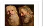 Study of the Heads of Two Old Men by Philippe de Champaigne