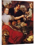 The Poultry Merchant by Joachim Bueckelaer
