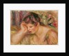 Woman Leaning, c.1917 by Pierre Auguste Renoir