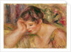 Woman Leaning, c.1917 by Pierre Auguste Renoir