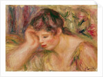 Woman Leaning, c.1917 by Pierre Auguste Renoir
