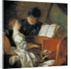 The Music Lesson by Jean-Honore Fragonard