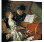 The Music Lesson by Jean-Honore Fragonard