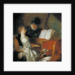 The Music Lesson by Jean-Honore Fragonard