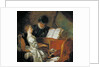 The Music Lesson by Jean-Honore Fragonard