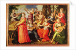 Apollo and the Muses by Maarten de Vos