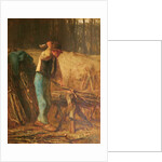 The Wood Splitter by Jean-Francois Millet