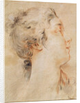 Head of a Woman Turned to the Right by Francois Boucher