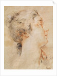 Head of a Woman Turned to the Right by Francois Boucher