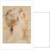 Head of a Woman Turned to the Right by Francois Boucher