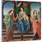 The Virgin and Child between Saint John and Saint Sebastian by Lorenzo di Credi