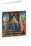 The Virgin and Child between Saint John and Saint Sebastian by Lorenzo di Credi