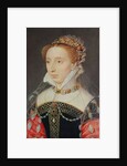 Portrait of Anne de Pienne, lady in waiting to Mary Stuart, c.1560 by Francois Clouet