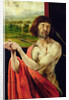 Detail of Saint Sebastien and landscape from the Isenheim altarpiece, inner wing, c.1512-16, by Matthias Grunewald
