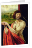 Detail of Saint Sebastien and landscape from the Isenheim altarpiece, inner wing, c.1512-16, by Matthias Grunewald