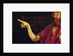 Detail of the arm of John the Baptist by Matthias Grunewald