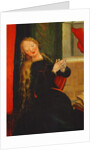 Detail of the Annunciation of the Virgin Mary by Matthias Grunewald