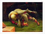 Detail of a falling soldier by Matthias Grunewald