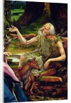 The visit of Saint Anthony to Saint Paul the hermit by Matthias Grunewald
