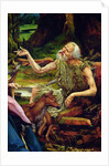 The visit of Saint Anthony to Saint Paul the hermit by Matthias Grunewald