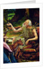 The visit of Saint Anthony to Saint Paul the hermit by Matthias Grunewald