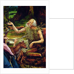 The visit of Saint Anthony to Saint Paul the hermit by Matthias Grunewald