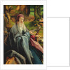 Visit of Saint Anthony to Saint Paul the hermit by Matthias Grunewald