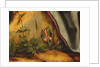 Visit of Saint Anthony to Saint Paul the hermit Detail of the crest of Guido Gersi from the Isenheim altarpiece, c.1512-16 by Matthias Grunewald