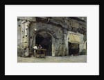 Rome, Dark Shops by Antoine Auguste Ernest Herbert or Hebert