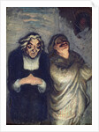 A Scapin or Comedy Scene, c.1863-1865 by Honore Daumier