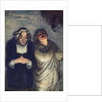 A Scapin or Comedy Scene, c.1863-1865 by Honore Daumier